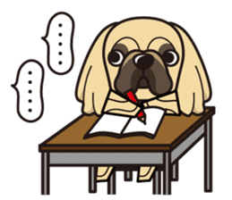 iinu - Pekingese sticker #5035042