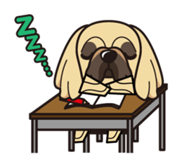 iinu - Pekingese sticker #5035043
