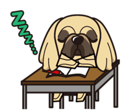 iinu - Pekingese sticker #5035043