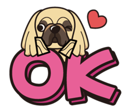 iinu - Pekingese sticker #5035044