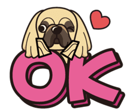 iinu - Pekingese sticker #5035044