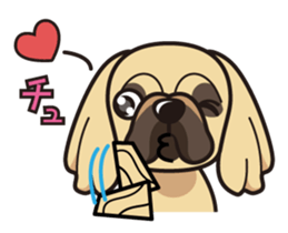 iinu - Pekingese sticker #5035048