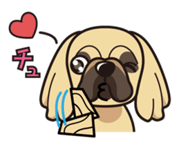 iinu - Pekingese sticker #5035048