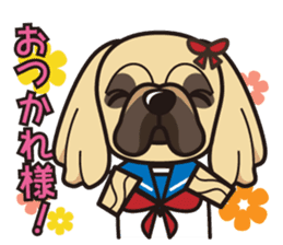 iinu - Pekingese sticker #5035049