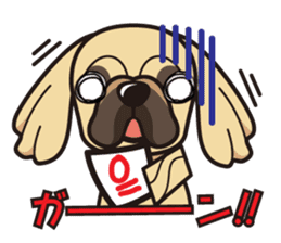 iinu - Pekingese sticker #5035053