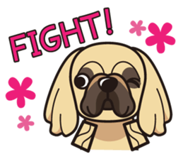 iinu - Pekingese sticker #5035069