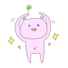 Bear and Lolipop sticker #5035406