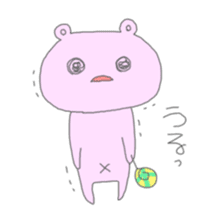 Bear and Lolipop sticker #5035414