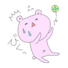 Bear and Lolipop sticker #5035415