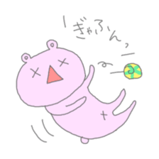 Bear and Lolipop sticker #5035421