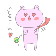 Bear and Lolipop sticker #5035428