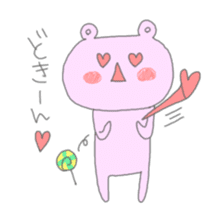 Bear and Lolipop sticker #5035428