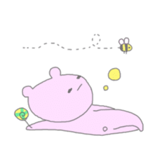 Bear and Lolipop sticker #5035429
