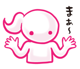 mocomoco woman 3 sticker #5035596