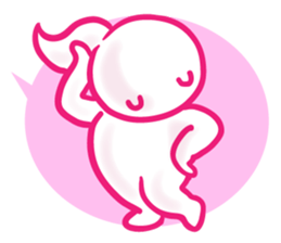 mocomoco woman 3 sticker #5035605