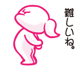 mocomoco woman 3 sticker #5035613