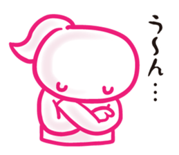 mocomoco woman 3 sticker #5035615