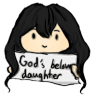 God's Beloved Daughter sticker #5035756