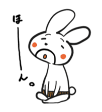 The cute and uncle of rabbit sticker #5036956