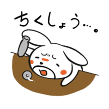 The cute and uncle of rabbit sticker #5036963