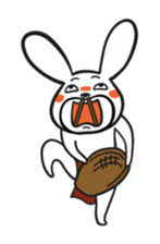 The cute and uncle of rabbit sticker #5036964