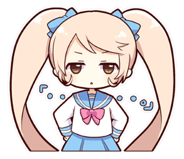 ChibiokoBANBAN-chan sticker #5036994