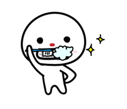 white dumpling sticker #5037071