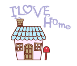 I LOVE HOME sticker #5037174