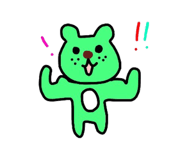 colorful kumatan sticker #5037746