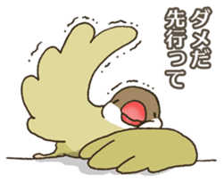 Travel by train with parrots & birds sticker #5037884