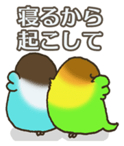 Travel by train with parrots & birds sticker #5037903