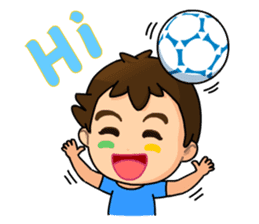 A-kuei and his lovely dog sticker #5038678