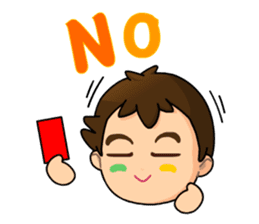 A-kuei and his lovely dog sticker #5038683