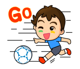 A-kuei and his lovely dog sticker #5038684