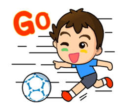 A-kuei and his lovely dog sticker #5038684