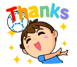 A-kuei and his lovely dog sticker #5038685