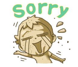 A-kuei and his lovely dog sticker #5038690