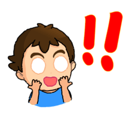 A-kuei and his lovely dog sticker #5038694