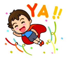 A-kuei and his lovely dog sticker #5038702