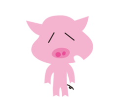 The Pink pig sticker #5039114