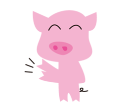 The Pink pig sticker #5039118