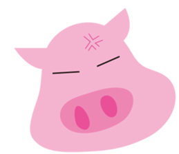 The Pink pig sticker #5039128