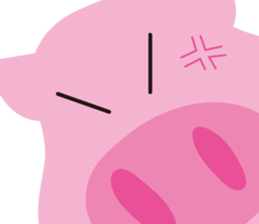The Pink pig sticker #5039129