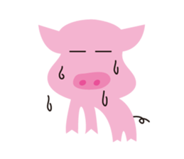 The Pink pig sticker #5039130