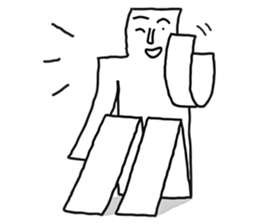 Paper-Man sticker #5039313