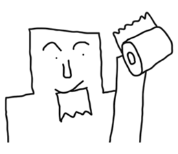 Paper-Man sticker #5039325
