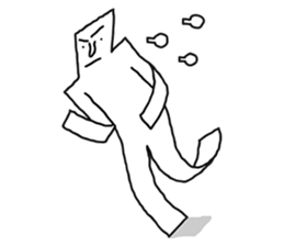 Paper-Man sticker #5039335