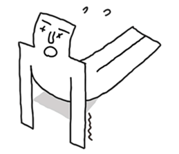 Paper-Man sticker #5039342