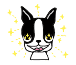 kawaii! Boston Terrier sticker #5039524