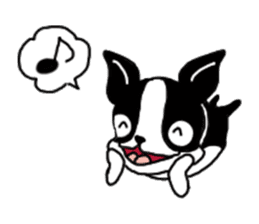 kawaii! Boston Terrier sticker #5039532